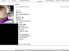 Chatroulette kåt tjej med fina bröst och mastobation