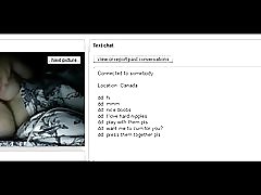 Kanadensiska hårda bröstvårtor på chatroulette